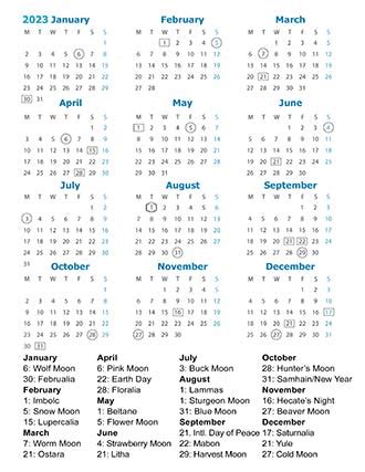 Pgan calendar 2023